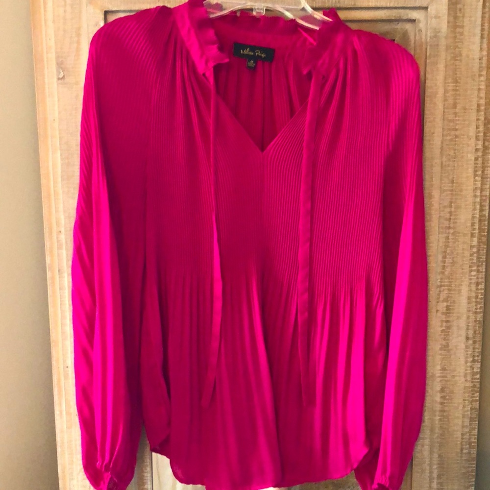 Melissa Paige Fushia Blouse